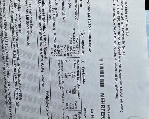 Коричневый Рено Гранд Сценик, объемом двигателя 1.5 л и пробегом 233 тыс. км за 6999 $, фото 34 на Automoto.ua