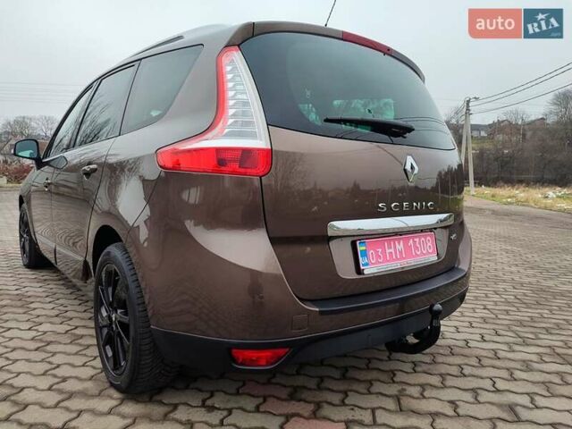Коричневий Рено Гранд Сценік, об'ємом двигуна 1.6 л та пробігом 152 тис. км за 10800 $, фото 8 на Automoto.ua