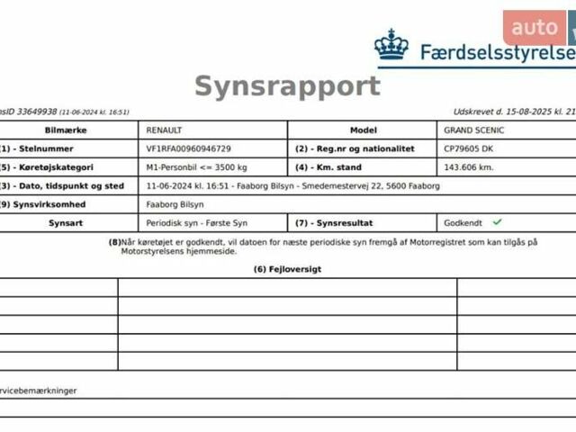 Коричневий Рено Гранд Сценік, об'ємом двигуна 1.5 л та пробігом 179 тис. км за 17500 $, фото 60 на Automoto.ua