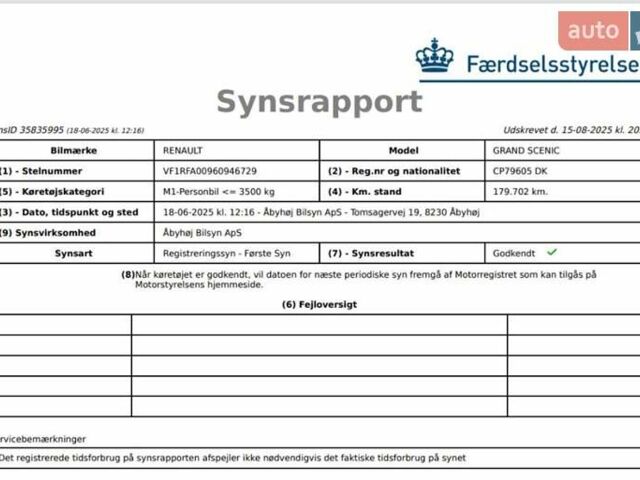 Коричневый Рено Гранд Сценик, объемом двигателя 1.5 л и пробегом 180 тыс. км за 17500 $, фото 56 на Automoto.ua