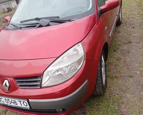 Красный Рено Гранд Сценик, объемом двигателя 1.5 л и пробегом 250 тыс. км за 4400 $, фото 2 на Automoto.ua