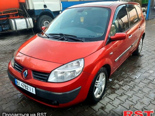 Червоний Рено Гранд Сценік, об'ємом двигуна 1.9 л та пробігом 319 тис. км за 5300 $, фото 1 на Automoto.ua