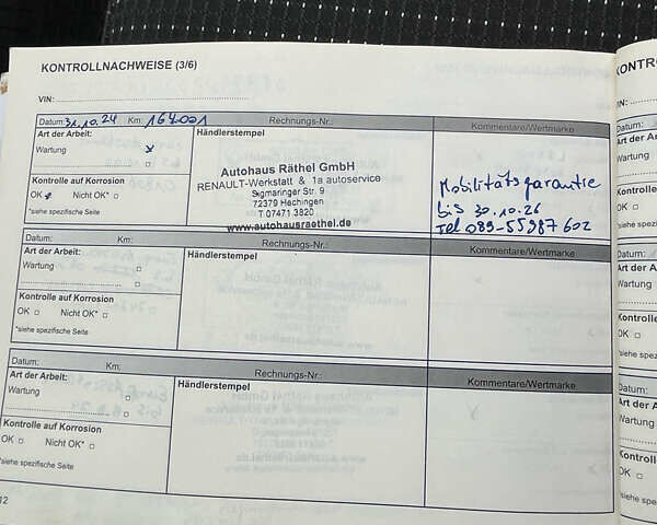 Рено Гранд Сценик, объемом двигателя 1.6 л и пробегом 180 тыс. км за 8200 $, фото 46 на Automoto.ua