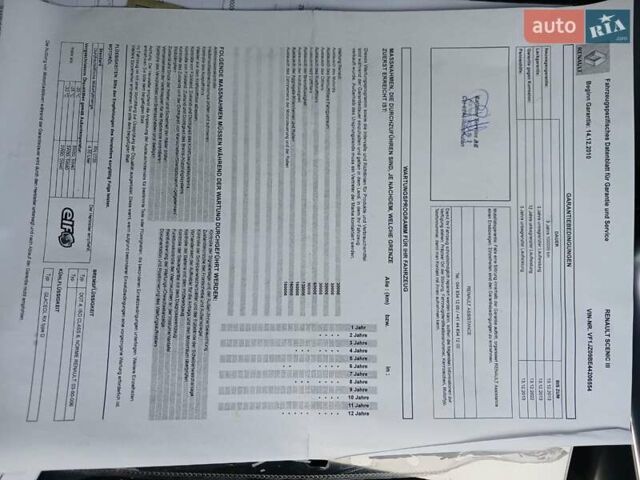 Серый Рено Гранд Сценик, объемом двигателя 1.5 л и пробегом 188 тыс. км за 8300 $, фото 59 на Automoto.ua