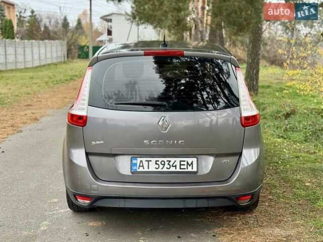 Сірий Рено Гранд Сценік, об'ємом двигуна 1.5 л та пробігом 185 тис. км за 7499 $, фото 4 на Automoto.ua