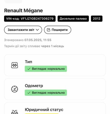 Серый Рено Гранд Сценик, объемом двигателя 1.5 л и пробегом 237 тыс. км за 9300 $, фото 21 на Automoto.ua