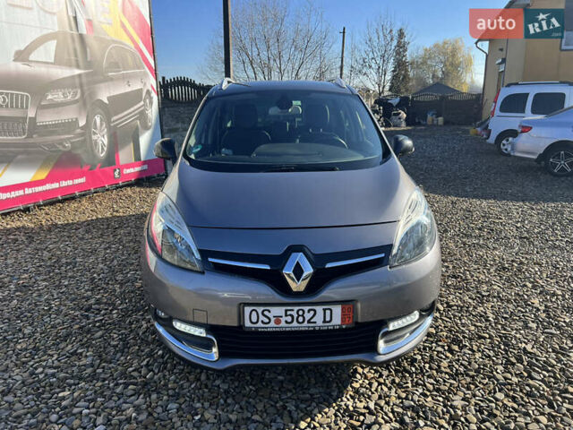 Серый Рено Гранд Сценик, объемом двигателя 1.6 л и пробегом 220 тыс. км за 9299 $, фото 1 на Automoto.ua