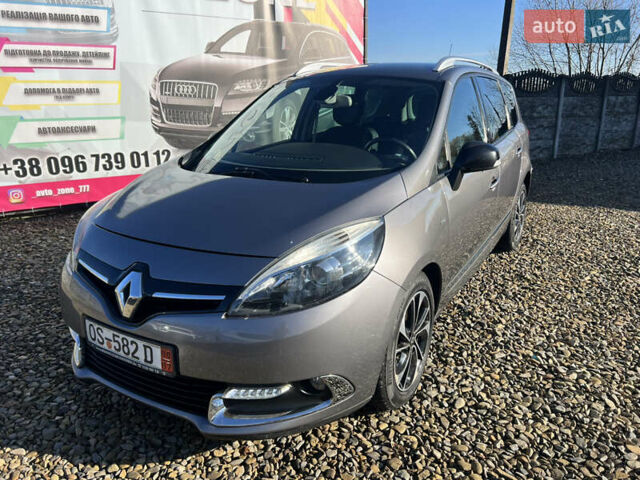Серый Рено Гранд Сценик, объемом двигателя 1.6 л и пробегом 220 тыс. км за 9299 $, фото 3 на Automoto.ua