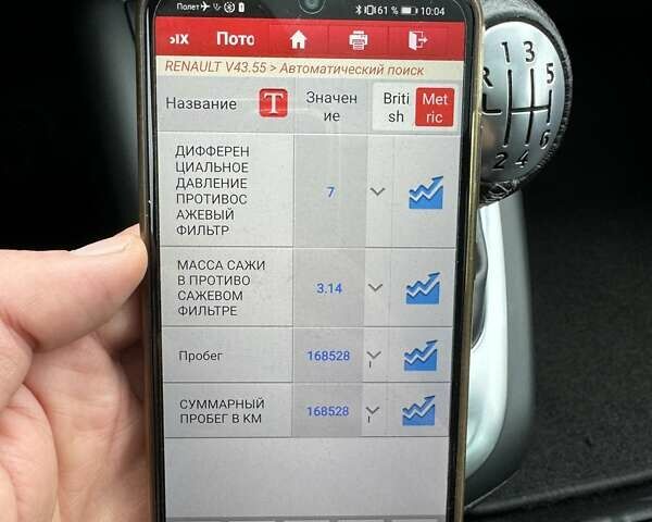 Сірий Рено Гранд Сценік, об'ємом двигуна 1.5 л та пробігом 168 тис. км за 10950 $, фото 42 на Automoto.ua