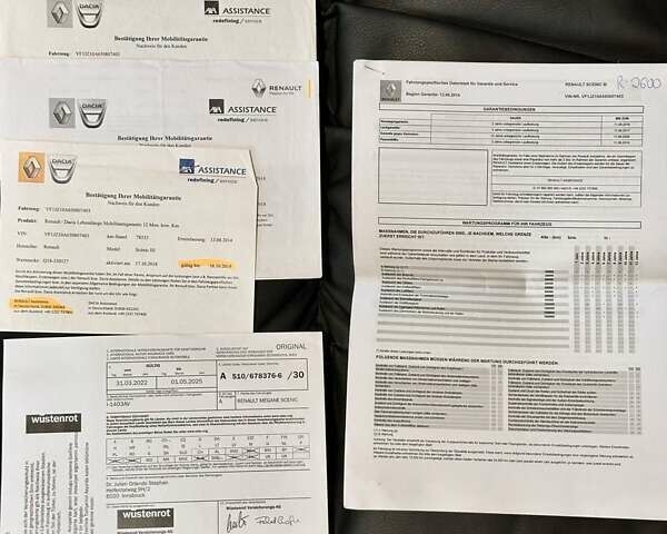 Серый Рено Гранд Сценик, объемом двигателя 1.5 л и пробегом 167 тыс. км за 10400 $, фото 72 на Automoto.ua
