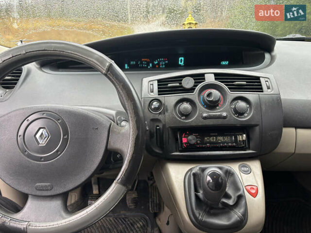 Синий Рено Гранд Сценик, объемом двигателя 1.6 л и пробегом 359 тыс. км за 4500 $, фото 8 на Automoto.ua