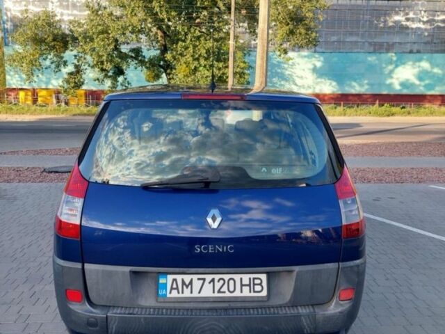 Синий Рено Гранд Сценик, объемом двигателя 1.6 л и пробегом 220 тыс. км за 4500 $, фото 2 на Automoto.ua