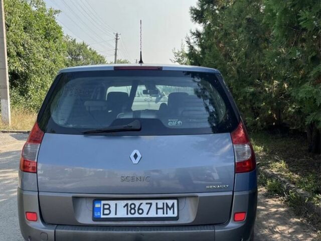 Рено Гранд Сценик 2006 в Славянске на Automoto.ua Синий Рено Гранд Сценик, объемом двигателя 2 л и пробегом 295 тыс. км за 5350 $, фото 2 на Automoto.ua