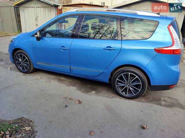 Синий Рено Гранд Сценик, объемом двигателя 1.6 л и пробегом 209 тыс. км за 9800 $, фото 4 на Automoto.ua