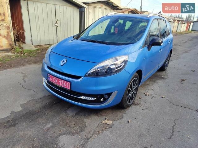 Синий Рено Гранд Сценик, объемом двигателя 1.6 л и пробегом 209 тыс. км за 9800 $, фото 1 на Automoto.ua