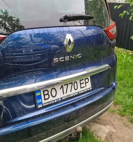 Синий Рено Гранд Сценик, объемом двигателя 1.6 л и пробегом 230 тыс. км за 16000 $, фото 1 на Automoto.ua