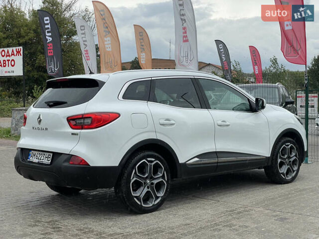 Білий Рено Kadjar, об'ємом двигуна 1.5 л та пробігом 200 тис. км за 16899 $, фото 12 на Automoto.ua