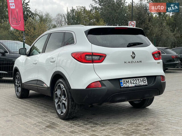 Білий Рено Kadjar, об'ємом двигуна 1.5 л та пробігом 200 тис. км за 16899 $, фото 18 на Automoto.ua