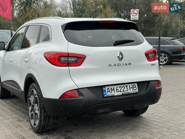 Білий Рено Kadjar, об'ємом двигуна 1.5 л та пробігом 200 тис. км за 16899 $, фото 17 на Automoto.ua