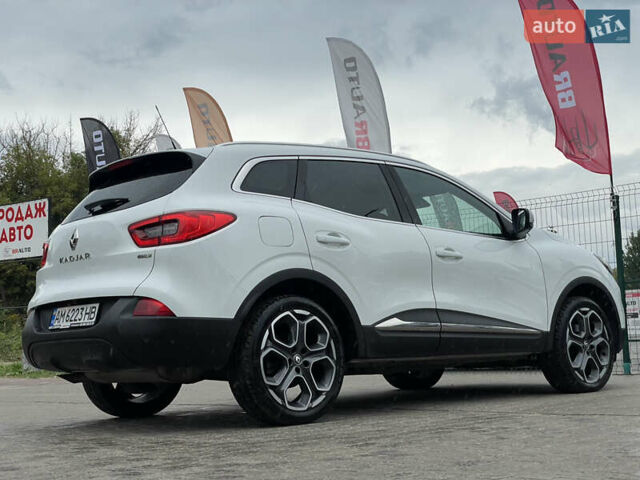 Білий Рено Kadjar, об'ємом двигуна 1.5 л та пробігом 200 тис. км за 16899 $, фото 14 на Automoto.ua