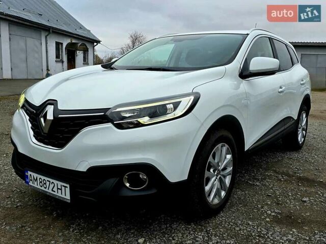 Білий Рено Kadjar, об'ємом двигуна 1.6 л та пробігом 245 тис. км за 15800 $, фото 18 на Automoto.ua