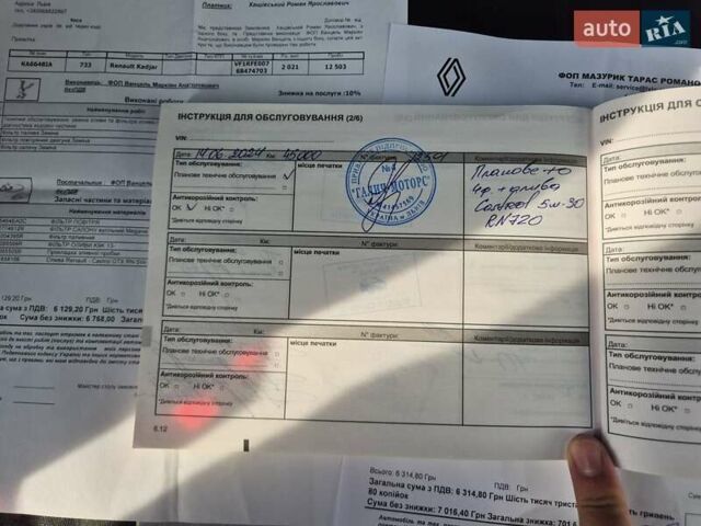 Белый Рено Kadjar, объемом двигателя 1.46 л и пробегом 73 тыс. км за 20900 $, фото 2 на Automoto.ua