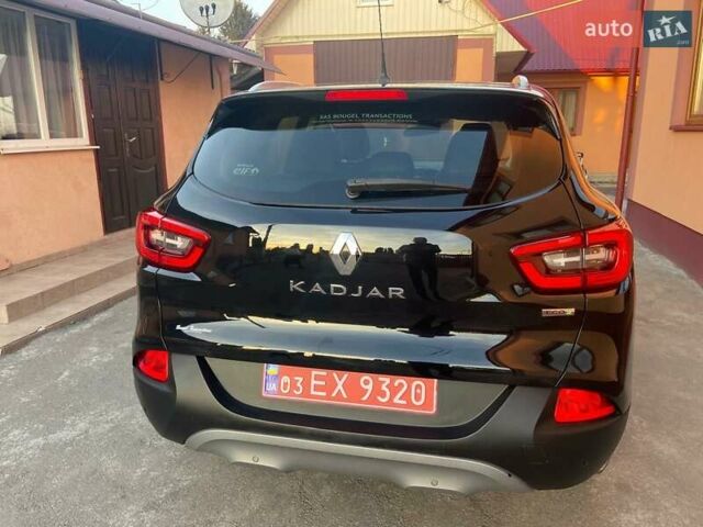 Черный Рено Kadjar, объемом двигателя 1.5 л и пробегом 183 тыс. км за 14200 $, фото 18 на Automoto.ua