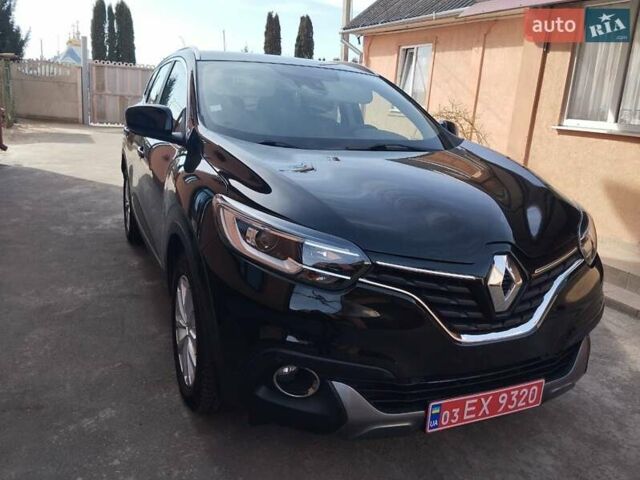 Черный Рено Kadjar, объемом двигателя 1.5 л и пробегом 183 тыс. км за 14200 $, фото 1 на Automoto.ua
