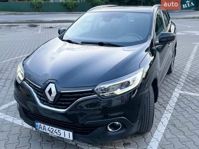 Черный Рено Kadjar, объемом двигателя 1.46 л и пробегом 142 тыс. км за 16500 $, фото 1 на Automoto.ua
