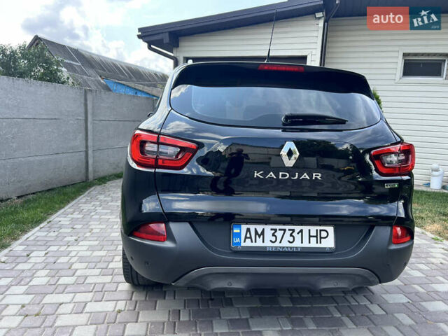 Черный Рено Kadjar, объемом двигателя 1.5 л и пробегом 219 тыс. км за 15900 $, фото 2 на Automoto.ua