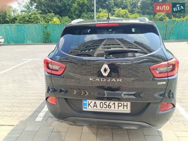Черный Рено Kadjar, объемом двигателя 1.46 л и пробегом 137 тыс. км за 16900 $, фото 1 на Automoto.ua