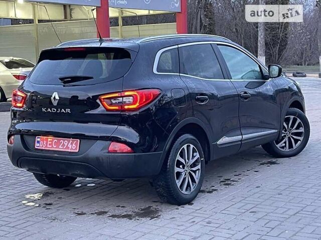 Чорний Рено Kadjar, об'ємом двигуна 1.6 л та пробігом 219 тис. км за 15588 $, фото 35 на Automoto.ua