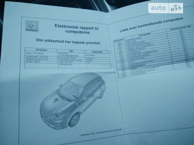 Чорний Рено Kadjar, об'ємом двигуна 1.46 л та пробігом 67 тис. км за 19700 $, фото 10 на Automoto.ua