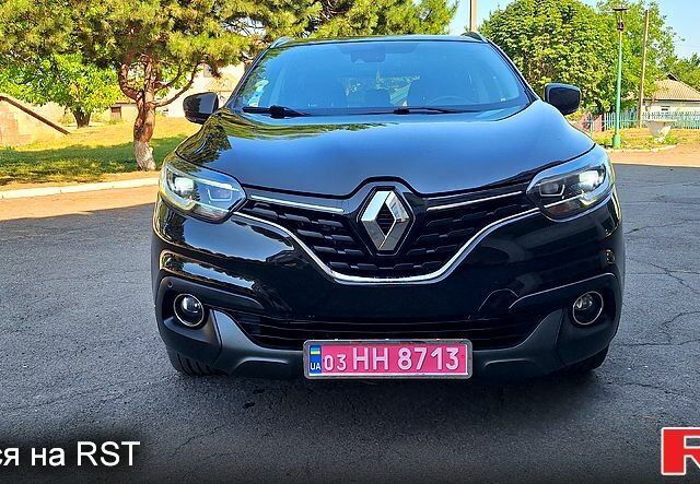 Черный Рено Kadjar, объемом двигателя 1.6 л и пробегом 146 тыс. км за 16950 $, фото 1 на Automoto.ua