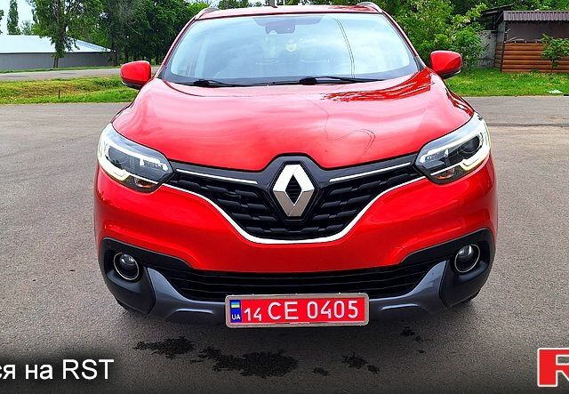 Красный Рено Kadjar, объемом двигателя 1.6 л и пробегом 183 тыс. км за 15300 $, фото 1 на Automoto.ua