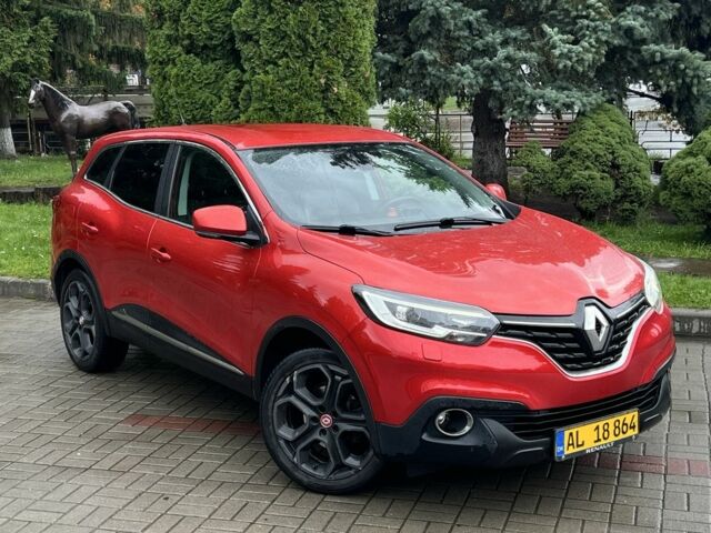 Красный Рено Kadjar, объемом двигателя 1.5 л и пробегом 195 тыс. км за 14444 $, фото 1 на Automoto.ua
