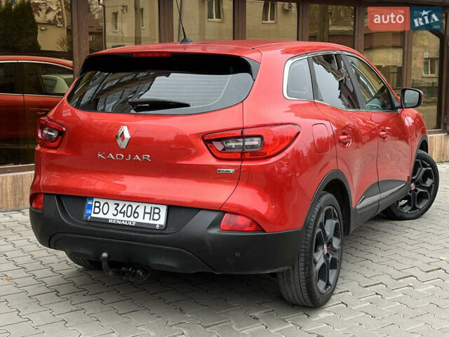 Красный Рено Kadjar, объемом двигателя 1.5 л и пробегом 196 тыс. км за 13950 $, фото 16 на Automoto.ua