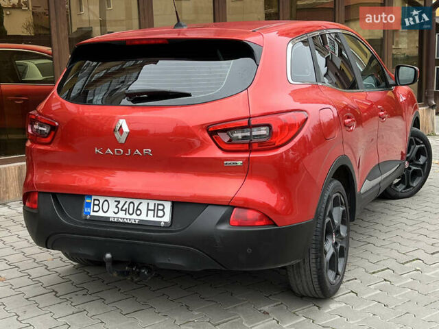 Красный Рено Kadjar, объемом двигателя 1.5 л и пробегом 196 тыс. км за 13950 $, фото 13 на Automoto.ua