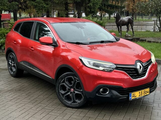 Красный Рено Kadjar, объемом двигателя 1.5 л и пробегом 195 тыс. км за 14444 $, фото 2 на Automoto.ua