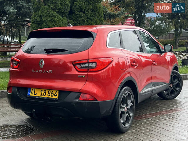 Красный Рено Kadjar, объемом двигателя 1.5 л и пробегом 195 тыс. км за 14444 $, фото 9 на Automoto.ua
