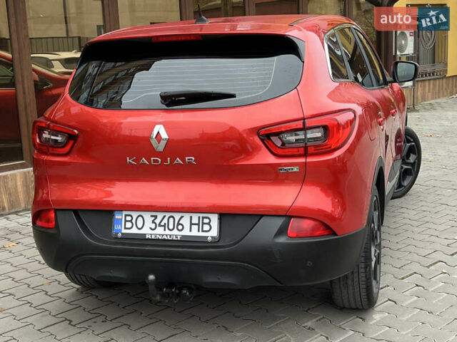 Красный Рено Kadjar, объемом двигателя 1.5 л и пробегом 196 тыс. км за 13950 $, фото 14 на Automoto.ua
