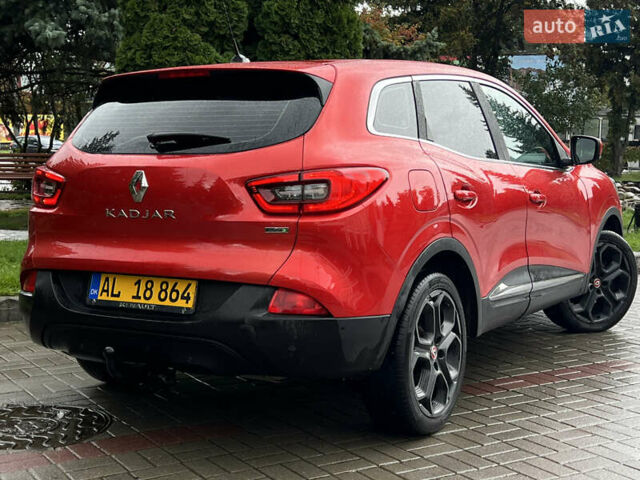 Красный Рено Kadjar, объемом двигателя 1.5 л и пробегом 195 тыс. км за 14444 $, фото 12 на Automoto.ua
