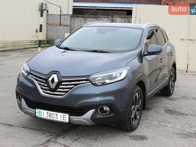 Серый Рено Kadjar, объемом двигателя 1.6 л и пробегом 92 тыс. км за 17500 $, фото 1 на Automoto.ua