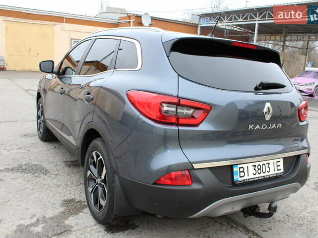Серый Рено Kadjar, объемом двигателя 1.6 л и пробегом 92 тыс. км за 17500 $, фото 5 на Automoto.ua