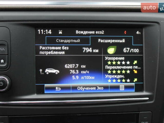 Серый Рено Kadjar, объемом двигателя 1.6 л и пробегом 92 тыс. км за 17500 $, фото 15 на Automoto.ua