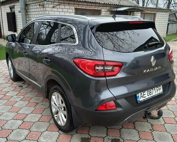Серый Рено Kadjar, объемом двигателя 1.46 л и пробегом 225 тыс. км за 16500 $, фото 14 на Automoto.ua