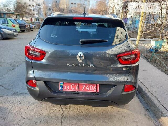 Серый Рено Kadjar, объемом двигателя 1.5 л и пробегом 95 тыс. км за 18550 $, фото 30 на Automoto.ua