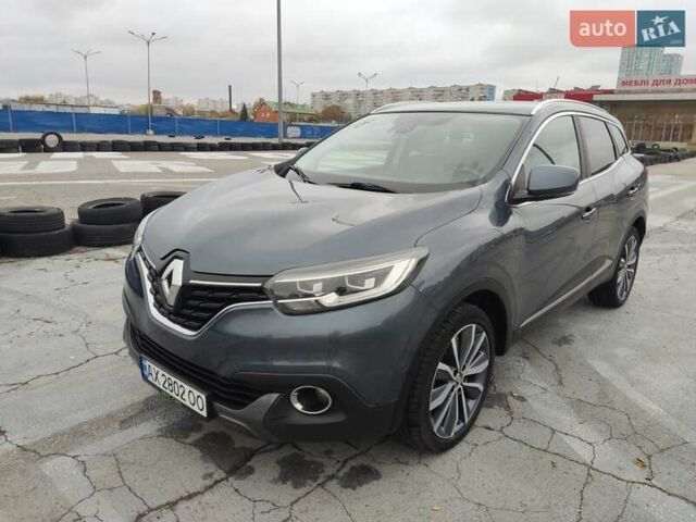 Серый Рено Kadjar, объемом двигателя 1.46 л и пробегом 191 тыс. км за 18900 $, фото 5 на Automoto.ua
