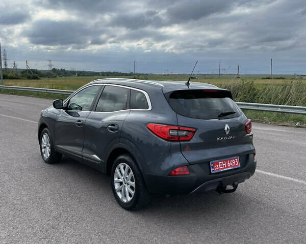 Серый Рено Kadjar, объемом двигателя 1.5 л и пробегом 243 тыс. км за 15600 $, фото 8 на Automoto.ua
