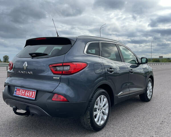 Серый Рено Kadjar, объемом двигателя 1.5 л и пробегом 243 тыс. км за 15600 $, фото 6 на Automoto.ua